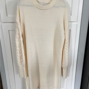 Cozy Cream Knit Sweater A New Day
